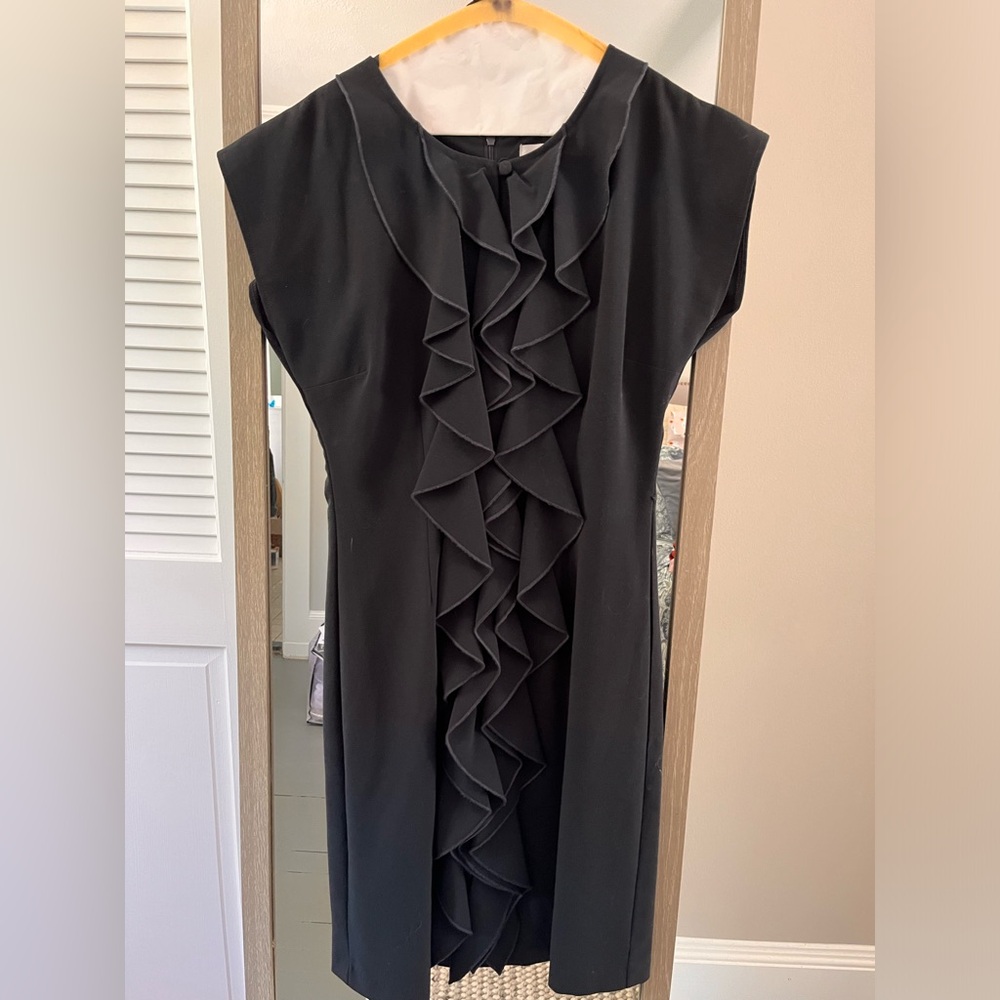 Olivia Matthews Navy Blue Dress with belt